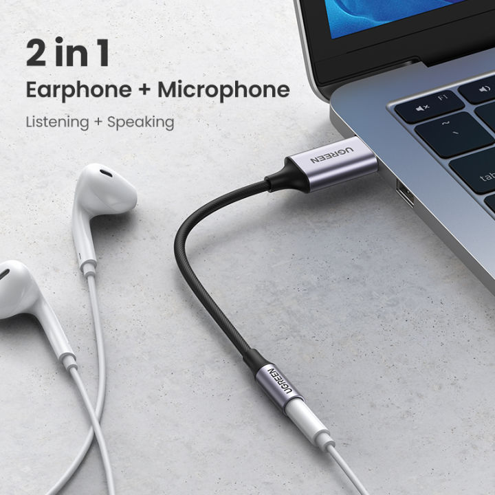 UGREEN%20USB%20to%203.5mm%20Audio%20Jack,%20USB%20A%20Sound%20Card%20Adapter%20Support%20Mic%20TRRS%20Headphone%20DAC%20Chip%20USB%20to%20Aux%20Nylon%20Braided%20Cable%20Compatible%20with%20Windows%20Mac%20Linux%20PC%20Laptops%20PS5%20PS4%20Switch%20Speaker%209.8%20Inch%20-%20Image%203