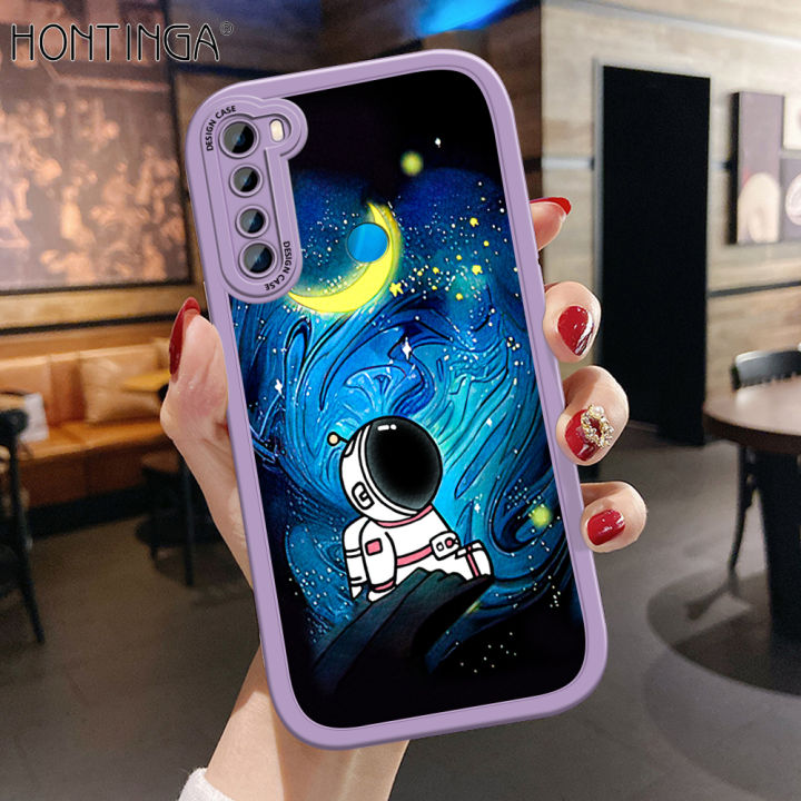Hontinga%20for%20Redmi%20Note%208%20Back%20Cover%20PU%20Leather%20Moon%20Astronaut%20Case%20Soft%20Silicone%20Edge%20Phone%20Cases%20-%20Image%202