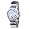 Fashion Women Men Watch Flexible Elastic Band Quartz Wrist Watch Steel Strap Couple Watch Gift. 