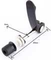 Bicycle Seat Post Quick Release Pin Binder Clamp Bolt Cycling Replacement Part Bicycle Alloy Seatpost.