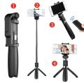 R1 Mobile Wireless Fill Light Live Streaming Photography Portable Integrated Telescopic Tripod Stand Selfie Stick.