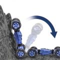 Twisted car electric remote control four-wheel drive off-road climbing car one-click deformation stunt double-sided driving children's toy car.