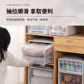 Storage drawer type, plastic household clothing, transparent wardrobe, box, clothing storage cabinet, toy sorting box. 