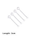 1PCS 925 Silver Extension Chain For DIY Handmade Jewelry Necklace Bracelet Making.