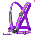 Reflective Vest Unisex High Visibility Adjustable Safety Vests Elastic Strip Security Traffic Night Working Running Cycling Vest.