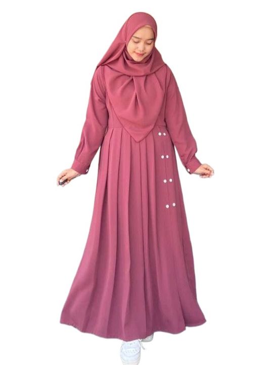 new button kuchi borka outerwear Dubai Charry Jorjet Without Hizab For Muslim Women