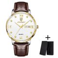 POEDAGAR Men's Watches Top Brand Luxury Men Wrist Watch Leather Quartz Watch Sports Waterproof Male Clock Relogio Masculino+Box.