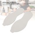 1 Pair Shoe Sole Replacement Rubber Full Bottom Non Slip V Shape Repair Material. 