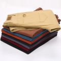 Classic Men's Khaki Casual Pants New Business Fashion Slim Fit Cotton Stretch Trousers Male Clothing. 