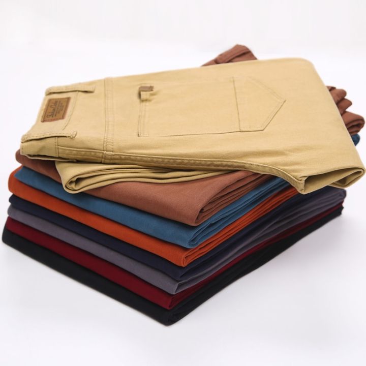 Classic%20Men's%20Khaki%20Casual%20Pants%20New%20Business%20Fashion%20Slim%20Fit%20Cotton%20Stretch%20Trousers%20Male%20Clothing%20-%20Image%207
