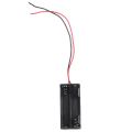 4Pcs Black 2-Layers 4 x 1.5V AAA Holder Case Box W Wire s.