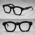 BETSION Vintage 1960's Japan Handmade Acetate Glasses Men Women Small Eyeglass Frames Full Rim Myopia Prescription Eyewear. 
