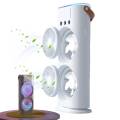 Double Head Spray Cooling Fan Rechargeable Remote Control.