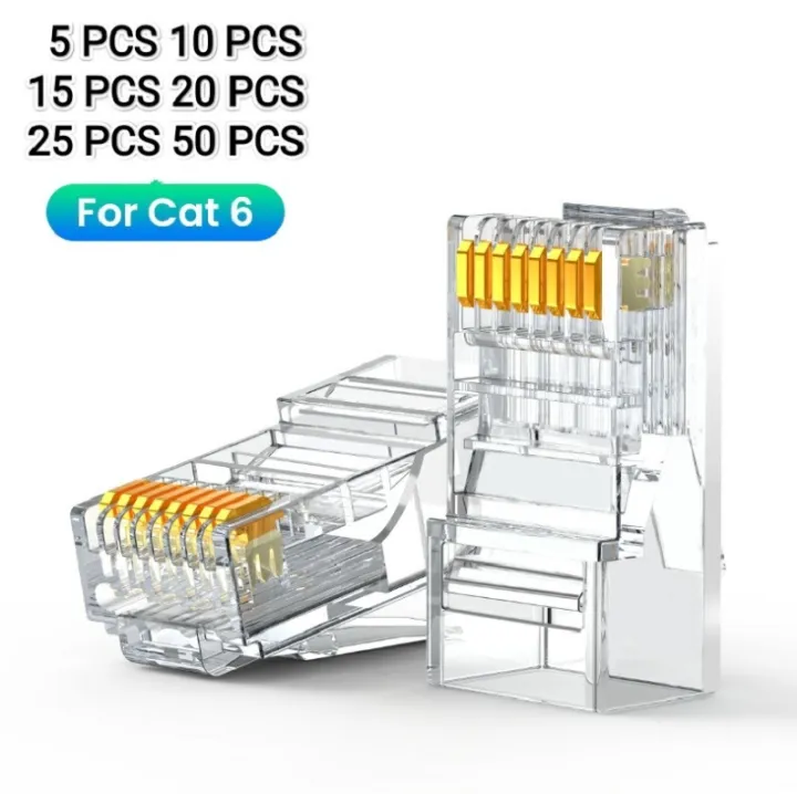 SZADP%20RJ45%20Connector%20For%20UTP%20Cable%20Cat%205,%20Cat%206%20%20In%208%20Pcs%20-%20Image%202