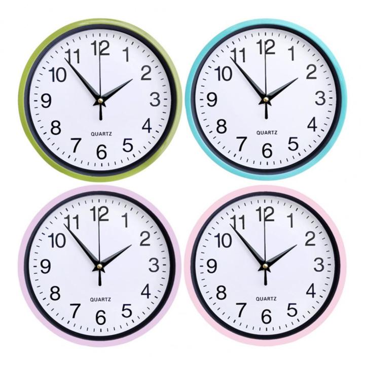 Silent Wall Clock Quartz Sweep Movement Wall Clock Number Round Wall Clock for Home Office Decoration Silent for Kitchen