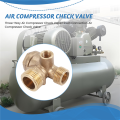 1 Three-Way Air Compressor Check Valve Direct Connection Air Compressor Check Valve,Valve Port: 20mm 16mm 10mm.