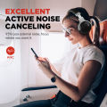 Cowin E7C-ANC Active Noise Canceling Headphones Wireless Over Ear Headphones Bluetooth Headset, Comfortable Fit, Clear Calls. 