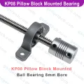 Zinc Alloy KP08 P08 Pillow Block Mounted Ball Bearing 8mm Bore Diameter For CNC Machine 3D Printer All Kinds Of Electronics Projects. 