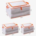 1/3/5PCS Foldable Storage Bag PVC Waterproof Transparent Storage Bag Large Capacity Household Clothes Quilt Storage Bag.