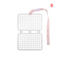 White Shirt Folding Board Plastic Folding Plate With Silk Ribbon Durable Clothes Organizer Board For Wardrobe. 
