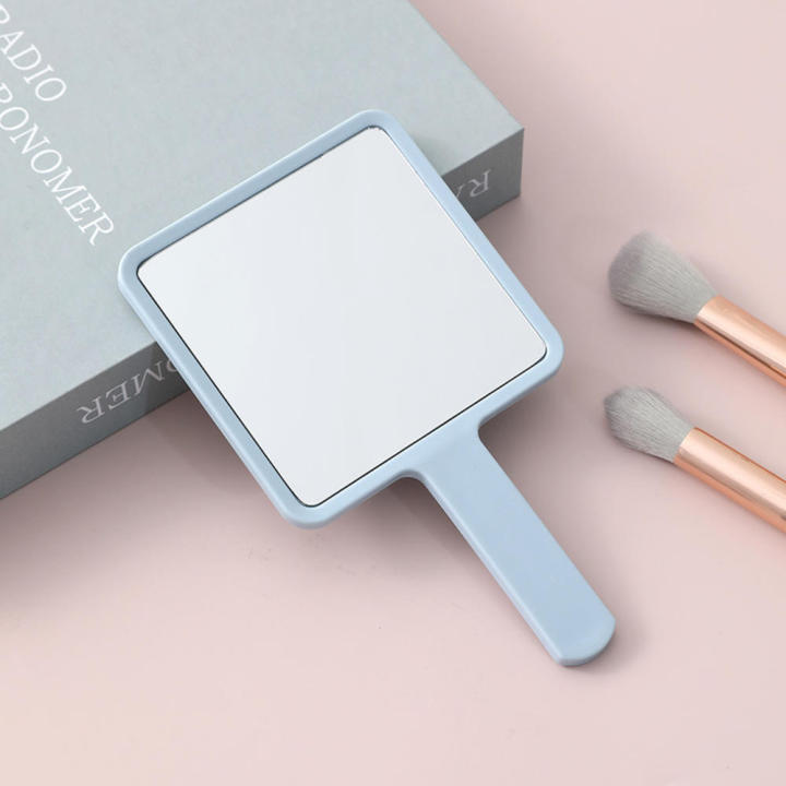 Stylish%20Hand%20mirror%20High-definition%20Square%20Handheld%20Vanity%20mirror%20Durable%20Lightweight%20Makeup%20mirror%20for%20SPA%20Salon%20Travel%20Home%20-%20Image%204