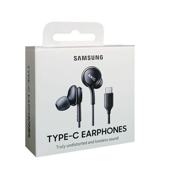 Samsung AKG Type-C Earphones Headphone-Black By Adverb