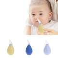 Water Drop type Newborn Baby Supplies Medical PVC Nasal Aspirator Pump Nose Cleaner Type Cold and Snot Cleaning Silicone Head Elevator. 