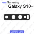 Camera Main Glass Lens for Samsung Galaxy S10 S10 Plus S20 Plus Replacement Part (Not Tempered Camera Glass Protector). 