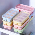 8 Grids Silicone Ice Cube Tray Mold With Clear Cover Summer Mould Fruit Maker. 