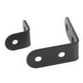 20 pcs Black L Brackets 90 Degree Angle Stainless Steel Joint Bracket Fastener for Wood Chair Bookshelf Board Window Furniture Cabinet(10Pcs-40Mm/10Pcs-20Mm). 