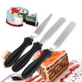 3 PCS Stainless Steel Butter Cake Cream Knife Spatula Baking Tool.