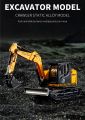 GC 1:50 Mini Excavator, Excavator Truck Toys, Metal Die-cast Engineering Vehicle Model, Heavy Duty Excavator. 
