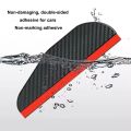 2Pcs Universal Car Rearview Mirror Rain Cover Visor Eyebrow Carbon Fiber Side Mirror Protector Waterproof Shield Rain Eyebrow Auto Accessories.