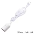 【VisioN Shop】1.8m Power Cord Cable E27 Lamp Holder with Switch wire EU PLUG Pendant LED Bulb E27 Hanglamp Suspension Bases. 