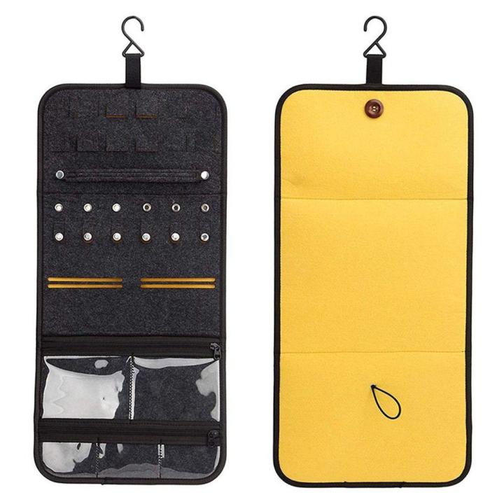 Portable%20Travel%20jewelry%20organizer%20roll%20Secure%20Waterproof%20Foldable%20jewelry%20case%20Compact%20Versatile%20Journey%20rings%20necklaces%20-%20Image%209