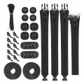 Cable Management Kit 126Pcs,Self Adhesive Desk Cord Holder Cable Tie. 