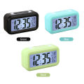 Migeet Multifuctional Digital Alarm Clock with Nightlight Electronic Table Clock LEDs 24/12 Hour Date Temperature Display. 