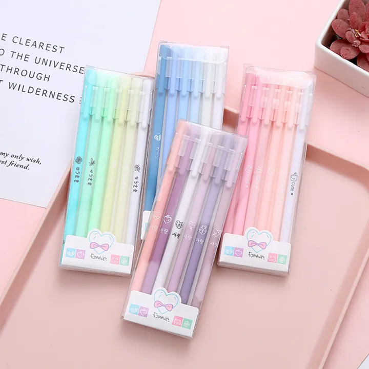 6Pcs/Set%20Cute%20Morandi%20Gel%20Pen%20Kawaii%200.5mm%20Black%20BallPen%20Office%20School%20Stationery%20Supplies%20Student%20Writing%20Water%20Pen%20Neutral%20Pen%20-%20Image%206