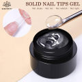 BORN PRETTY Solid Nail Tips Gel 5g Transparent Clear Function Gel Nail Extension Gel Soak Off Nail Art Gel Need UV Lamp Cure.