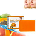 Elaimei Kojic Soap Papaya Extract Essential Oil Soap Gentle Cleansing Nourishing Bath Soap. 