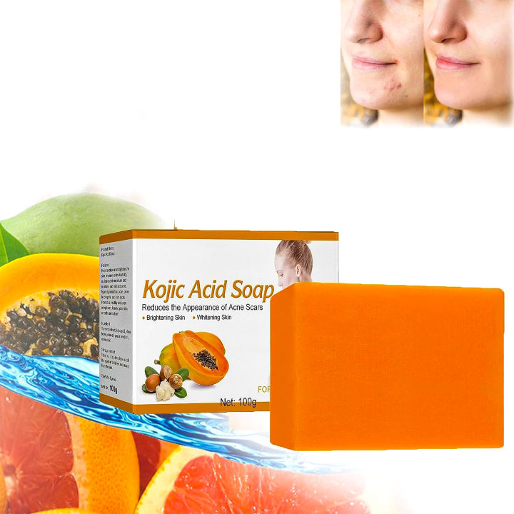 Elaimei%20Kojic%20Soap%20Papaya%20Extract%20Essential%20Oil%20Soap%20Gentle%20Cleansing%20Nourishing%20Bath%20Soap%20-%20Image%202
