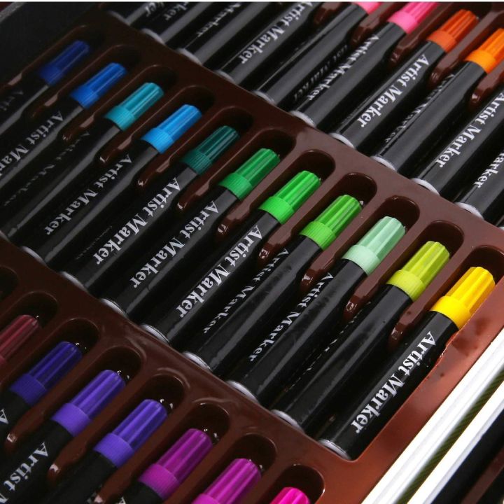 Art%20Set%20145pcs,%20Art%20Supplies%20Set,%20Drawing%20Supplies%20with%20Portable%20Aluminum%20Case%20Art%20Kit,%20Great%20Gift%20Artists%20Drawing%20Set%20for%20Kids,%20Teens,%20Boys,%20Girls,%20Beginner%20and%20Artists%20(Unicorn-Blue)%20-%20Image%206