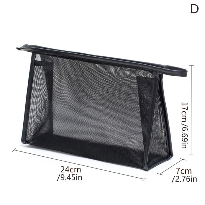 Mesh%20Makeup%20Bags%20Black%20Mesh%20Zipper%20Pouch%20for%20Offices%20Travel%20Storage%20Bags%20Toiletry%20Bags%20Makeup%20Pouch%20Women's%20bag%20-%20Image%202