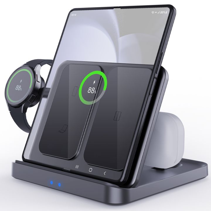 In Wireless Charger For Samsung Galaxy Z Fold Phone Earphones