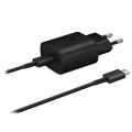 Samsung A50, A60, A70 Mobile Phone Super Fast Charger 15W EU Plug Travel USB PD Fast Charge with Type-C.