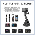 Group Vertical Suction Cup Mount For Car Windshield Window Action Camera Mount Holder Compatible For DJI Pocket 3 Cameras. 