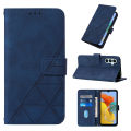 lthmy for Samsung Galaxy M14 5G case slim Embossed PU Leather Flip Stand Wallet Card Slots Cover. 
