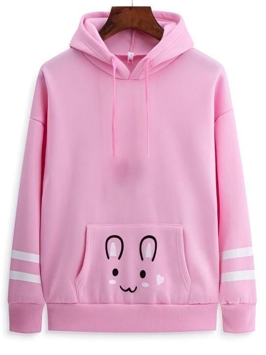 Good%20Quality%20Women%20Cute%20Bunny%20Printed%20Cotton%20Hoodie%20For%20Winter%20-%20Image%204