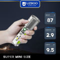 UZBOO Keychain Light Ultra Small Mini Multi-function Flashlight Handheld Mini Tactical Flashlight USB Rechargeable 6 Modes Electric Torch Light Outdoor Flashlight for Camping /Hiking /Cycling. 