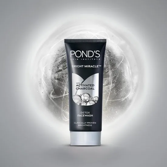 PONDS%20BRIGHT%20MIRACLE%20FACE%20WASH%20%7C%20WITH%20ACTIVATED%20CHARCOAL%20%20DETOX%20FACE%20WASH%20100gm%20-%20Image%203